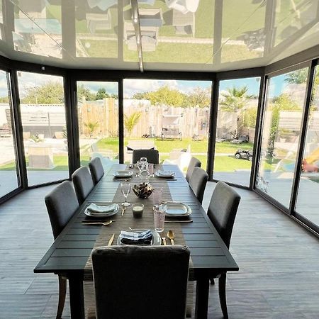 Villa DALI LA GARDE 260m2 Jacuzzi, Sauna, Piscine, jardin 500m2, 5 minutes de la Plage Esterno foto